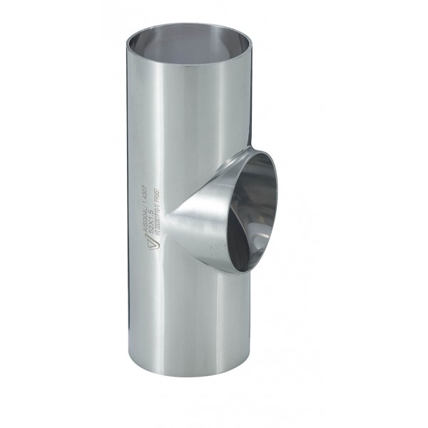 stainless steel - Food pipes - fittings - WELDING TEE DIN Welding tee DIN